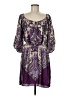 Studio M 100% Polyester Paisley Purple Casual Dress Size M - photo 1