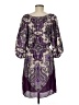 Studio M 100% Polyester Paisley Purple Casual Dress Size M - photo 2