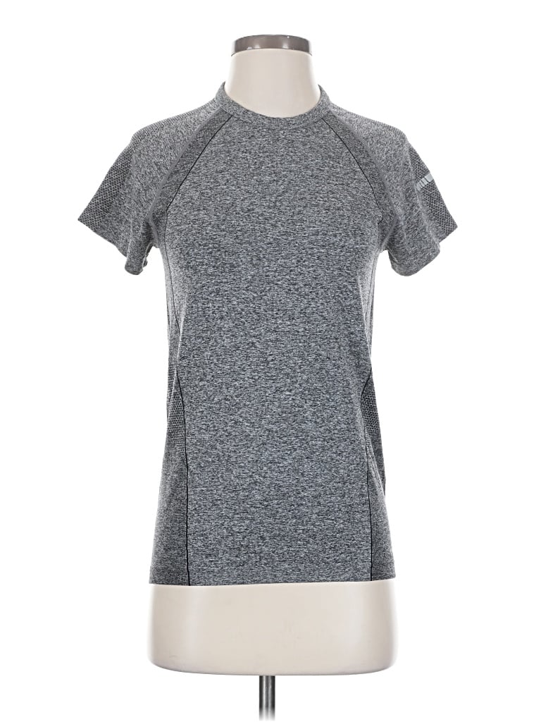 Pre-owned Bcg Short Sleeve Turtleneck In Gray