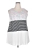 Honeyme White Sleeveless Top Size XXL - photo 1