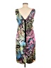 CITRINE 100% Polyester Print Pink Purple Cocktail Dress Size 8 - photo 2