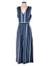 1901 100% Polyester Stripes Blue Jumpsuit Size S - photo 1
