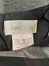 Lavender 100% Polyester Stripes Black Dress Size 12 - photo 3