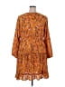 Indigo Soul 100% Polyester Paisley Orange Casual Dress Size 2X - photo 2
