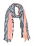 Gorjana 100% Polyester Stripes Pink Blue Scarf One size - photo 1