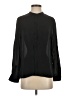 Talbots 100% Silk Black Long Sleeve Silk Top Size 4 - photo 1