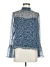 Xhilaration 100% Polyester Blue Long Sleeve Blouse Size M - photo 1