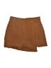 Shein 100% Polyester Solid Brown Casual Skirt Size 4 - photo 1