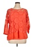 BFA Classics 100% Polyester Orange 3/4 Sleeve Blouse Size XL - photo 1