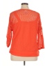 BFA Classics 100% Polyester Orange 3/4 Sleeve Blouse Size XL - photo 2