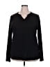 Sampeel Black Long Sleeve Blouse Size XXL - photo 1