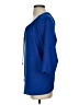 MICHAEL Michael Kors 100% Polyester Blue 3/4 Sleeve Blouse Size S - photo 5