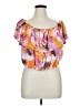 Torrid 100% Polyester Orange Pink Short Sleeve Blouse Size (3) - photo 1