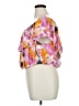Torrid 100% Polyester Orange Pink Short Sleeve Blouse Size (3) - photo 5