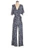 Tigerlily Checkered-gingham Blue Jumpsuit Size S - photo 1