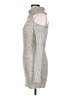 Illa Illa 100% Acrylic Silver Turtleneck Sweater Size L - photo 5