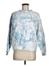 Petals and Peacocks Tie-dye Blue Sweatshirt Size M - photo 1