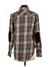Kavu 100% Cotton Plaid Brown Long Sleeve Button-Down Shirt Size XS - photo 2