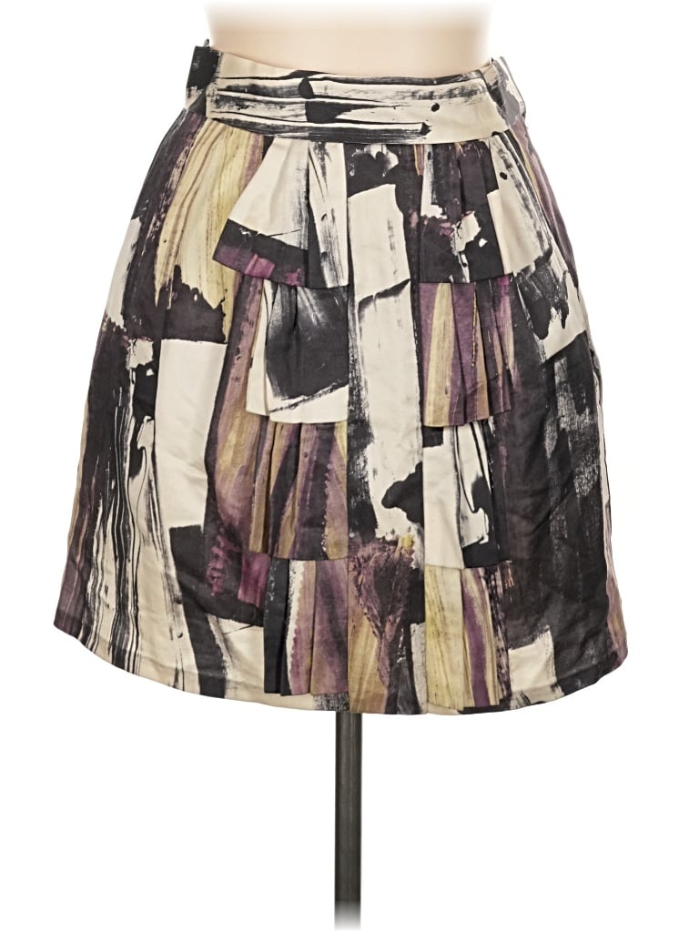 Pre-owned Fei Wool Skirt In Purple