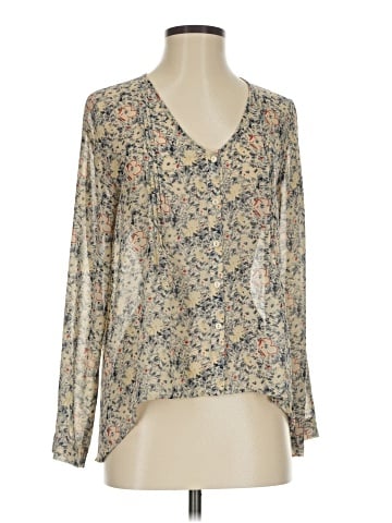Pins and Needles Long Sleeve Blouse (view 1)