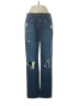 J Brand Hearts Blue Jeans Size 25 waist - photo 1