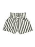 Shein Stripes Gray Shorts Size 2 - photo 1