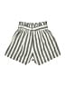 Shein Stripes Gray Shorts Size 2 - photo 2