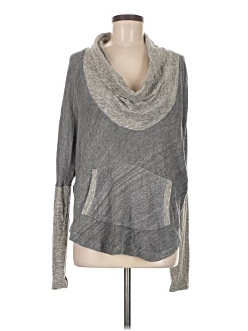 Blue Saks Fifth Avenue Long Sleeve Top (view 1)