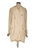 Les Copains 100% Viscose Rayon Tan Brown Raincoat Size L (estimated) - photo 1