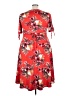 Misia Tropical Red Casual Dress Size 3X - photo 2