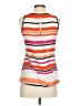 Express 100% Polyester Orange Sleeveless Top Size XS - photo 2