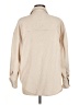 Unbranded 100% Polyester Solid Tan Brown Long Sleeve Blouse Size M - photo 2