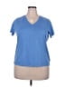 Lands' End 100% Cotton Blue Active T-Shirt Size 18 - photo 1