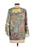 Spense Gray 3/4 Sleeve Blouse Size S - photo 2