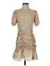 Shein 100% Polyester Tweed Tan Cocktail Dress Size 4 - photo 1