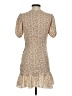 Shein 100% Polyester Tweed Tan Cocktail Dress Size 4 - photo 2