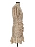 Shein 100% Polyester Tweed Tan Cocktail Dress Size 4 - photo 4