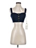 Privacy Please Blue Sleeveless Top Size XXS - photo 1
