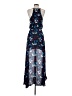 Karina Grimaldi Floral Blue Cocktail Dress Size XS - photo 2