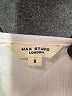 Max Studio White 3/4 Sleeve Button-Down Shirt Size S - photo 7
