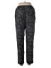 Silence and Noise 100% Polyester Print Black Casual Pants Size 6 - photo 2