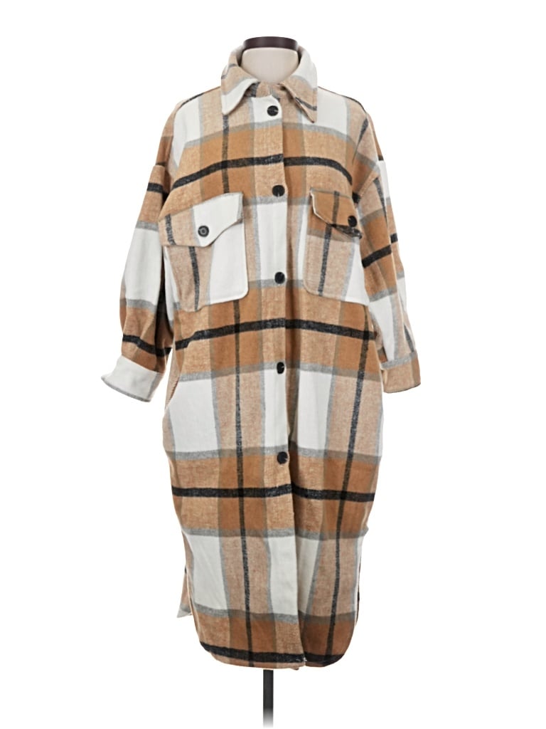 Pre-owned C+d+m Collection Coat In Tan