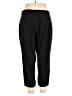Rafaella Solid Black Casual Pants Size 12 - photo 2