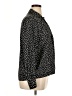 Banana Republic 100% Polyester Polka Dots Black Long Sleeve Blouse Size XL - photo 4