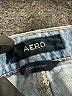 Aero 100% Cotton Blue Denim Shorts Size 000 - photo 3