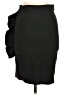 Wow Couture Solid Black Formal Skirt Size M - photo 2