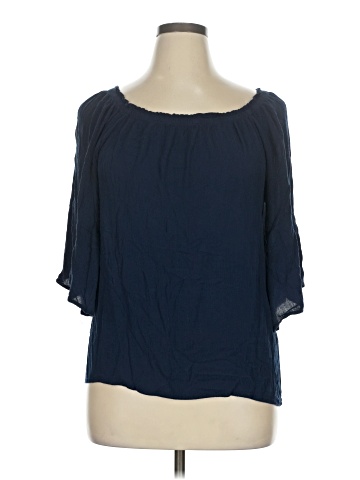 Say What? 3/4 Sleeve Blouse (view 1)