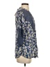 Assorted Brands Blue 3/4 Sleeve Blouse Size 0 - photo 4