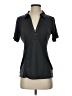 Cracked Wheat Black Short Sleeve Blouse Size S - photo 1