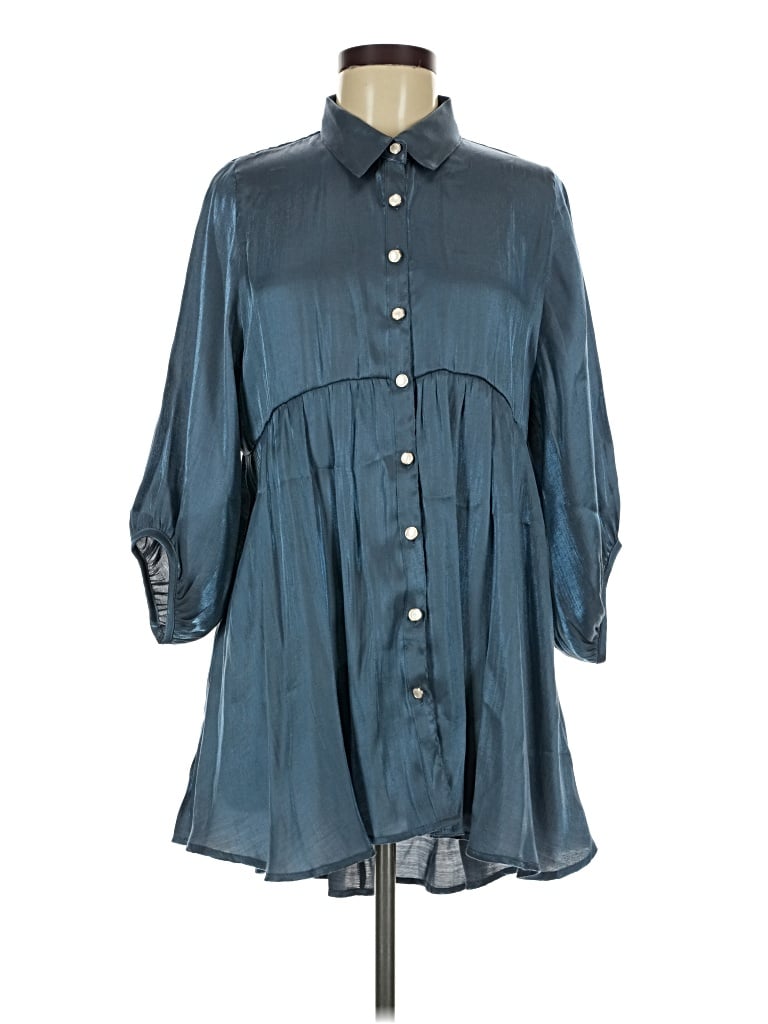 Pre-owned Umgee Casual Dress In Blue